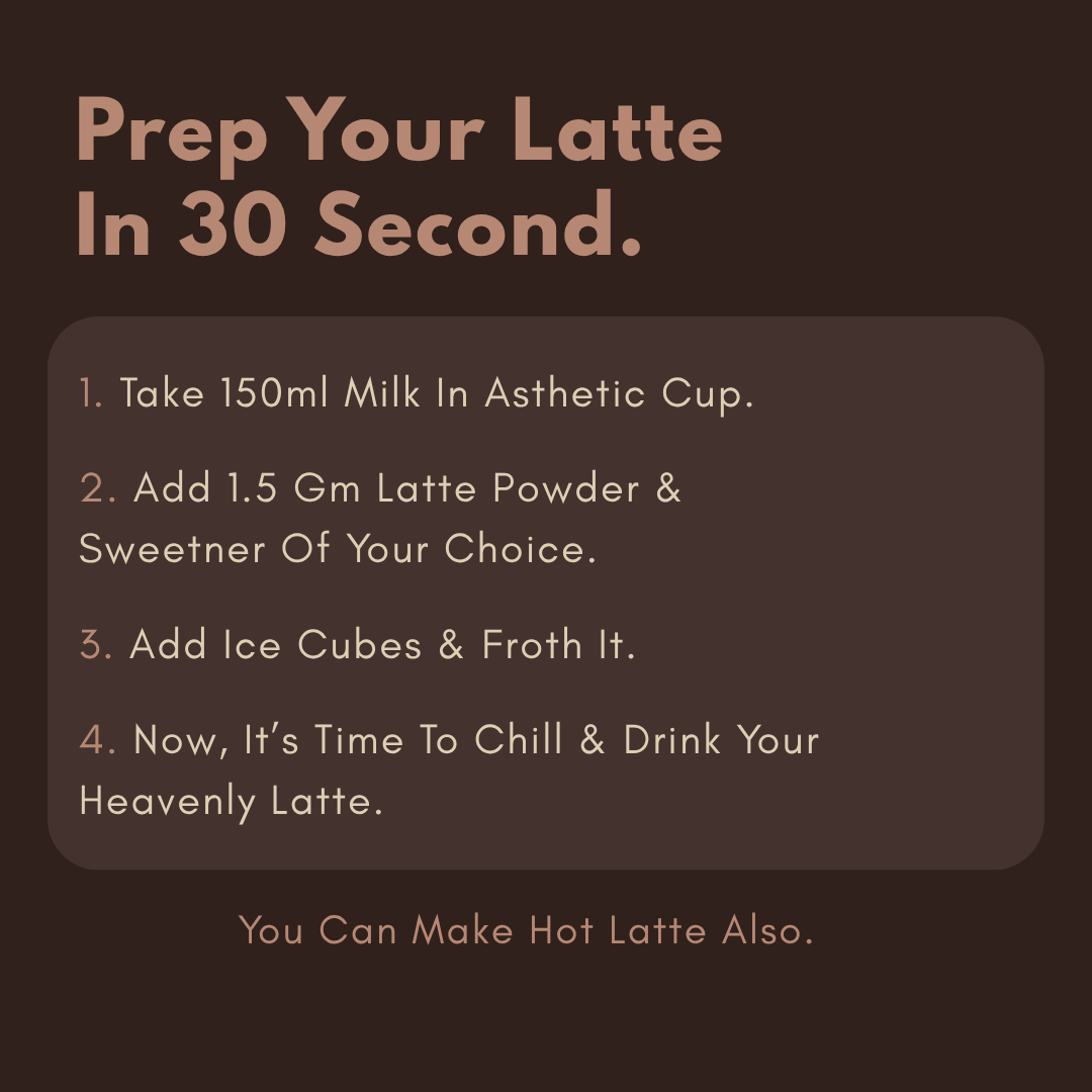 WEDNES.17 Vanilla Latte — India's First Beanless Vanilla Coffee
