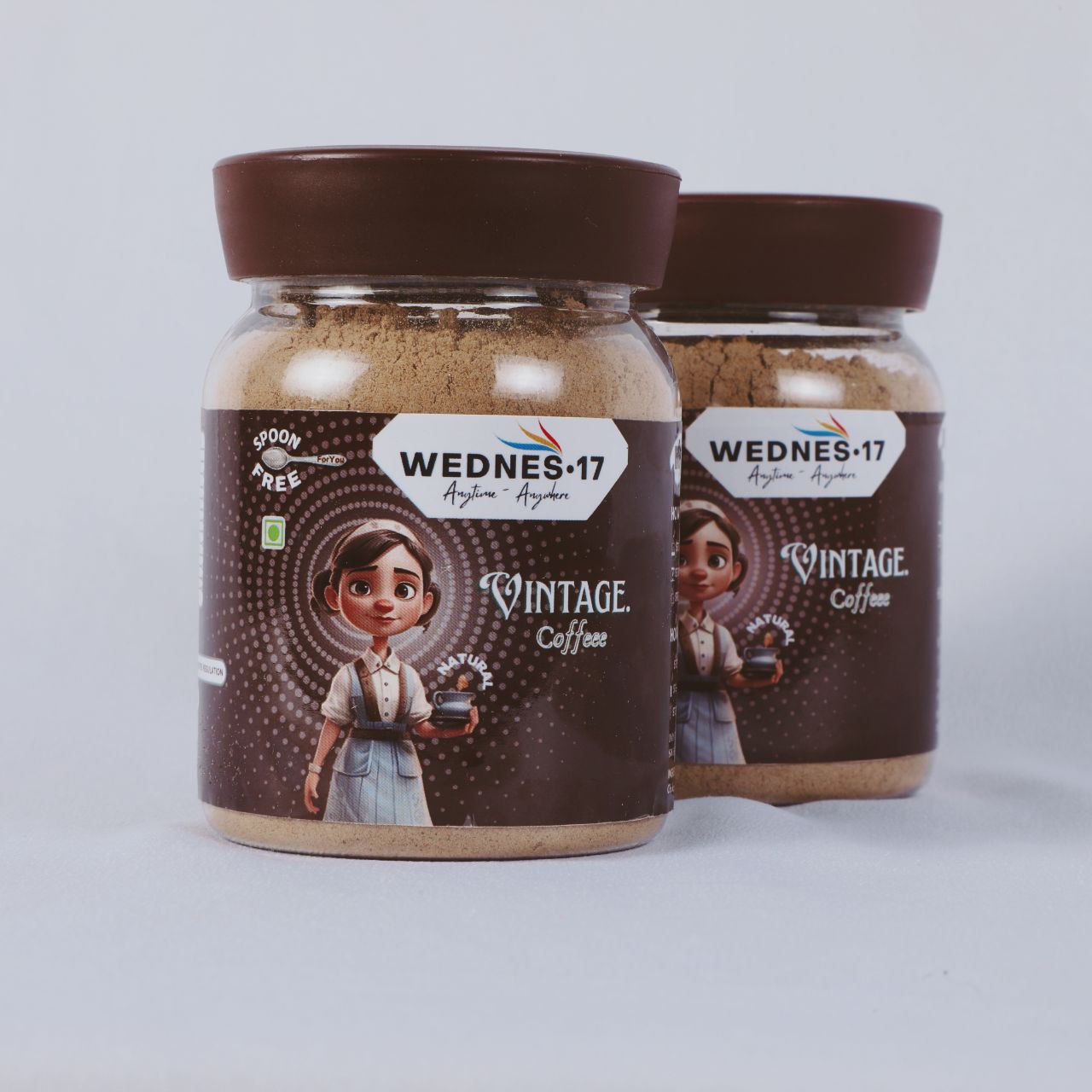 ☕Vintage Healthy Coffee-Jar
