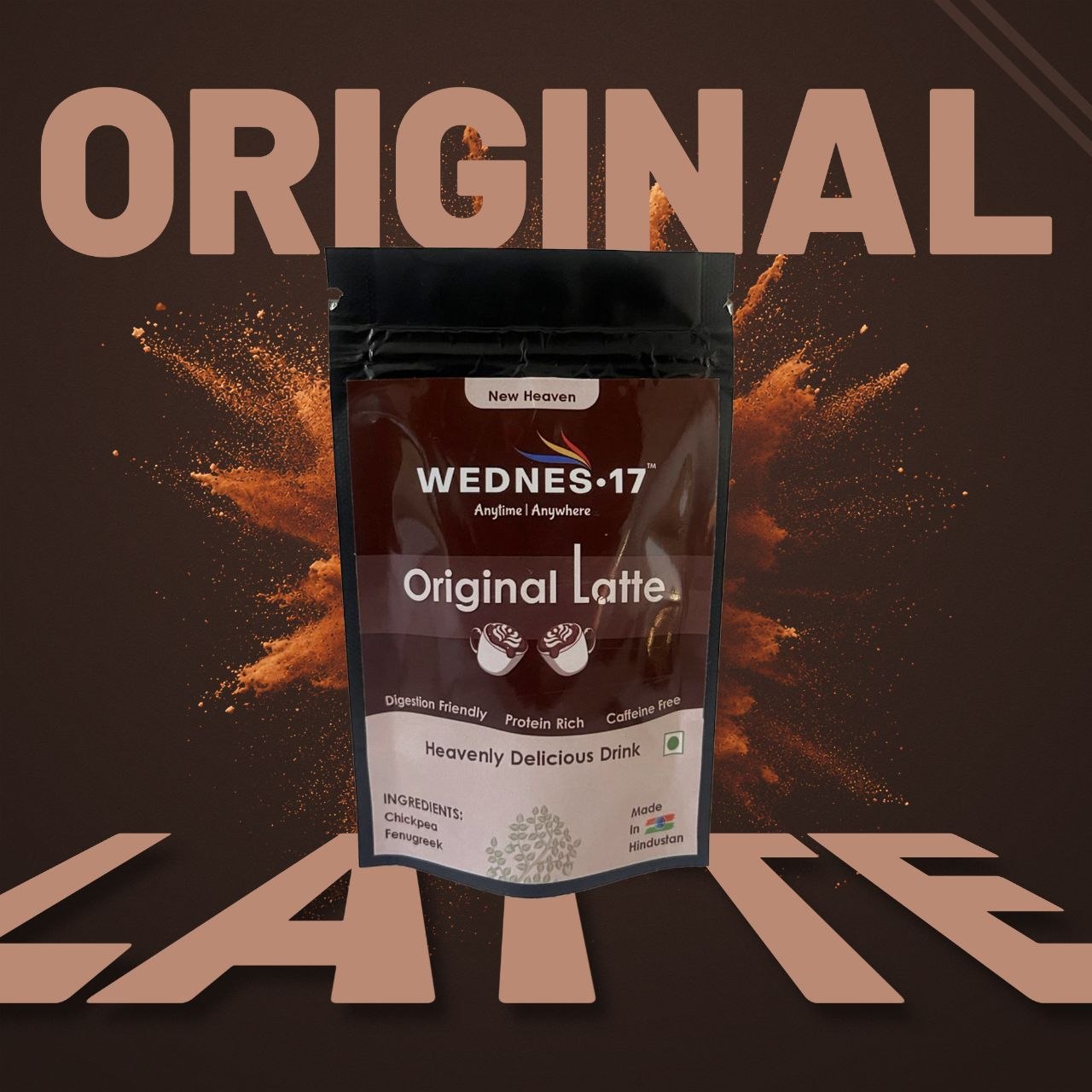 WEDNES.17 Original Latte — India's First Caffeine-Free Coffee