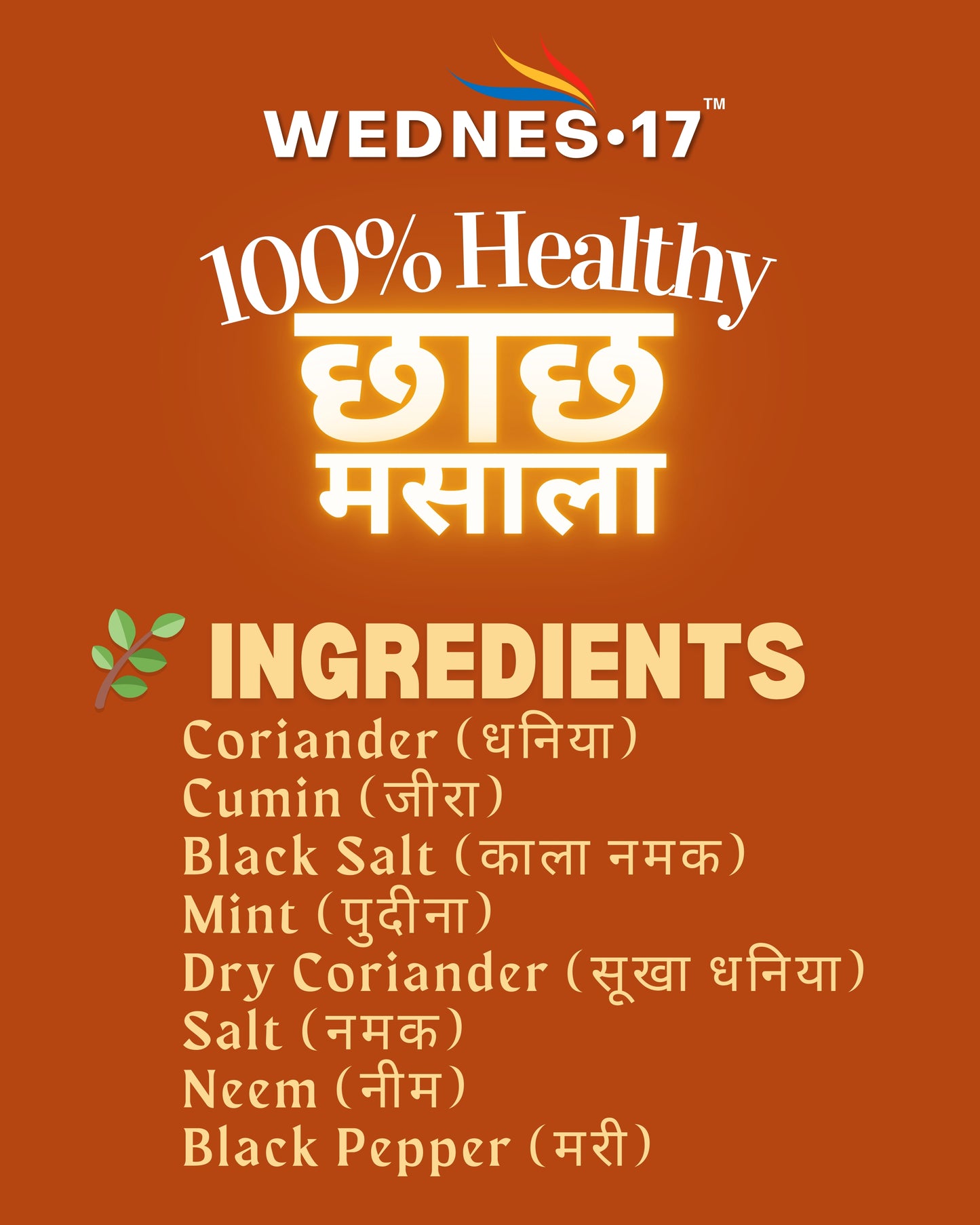WEDNES·17 Premium Buttermilk Masala