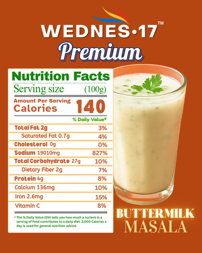 WEDNES·17 Premium Buttermilk Masala