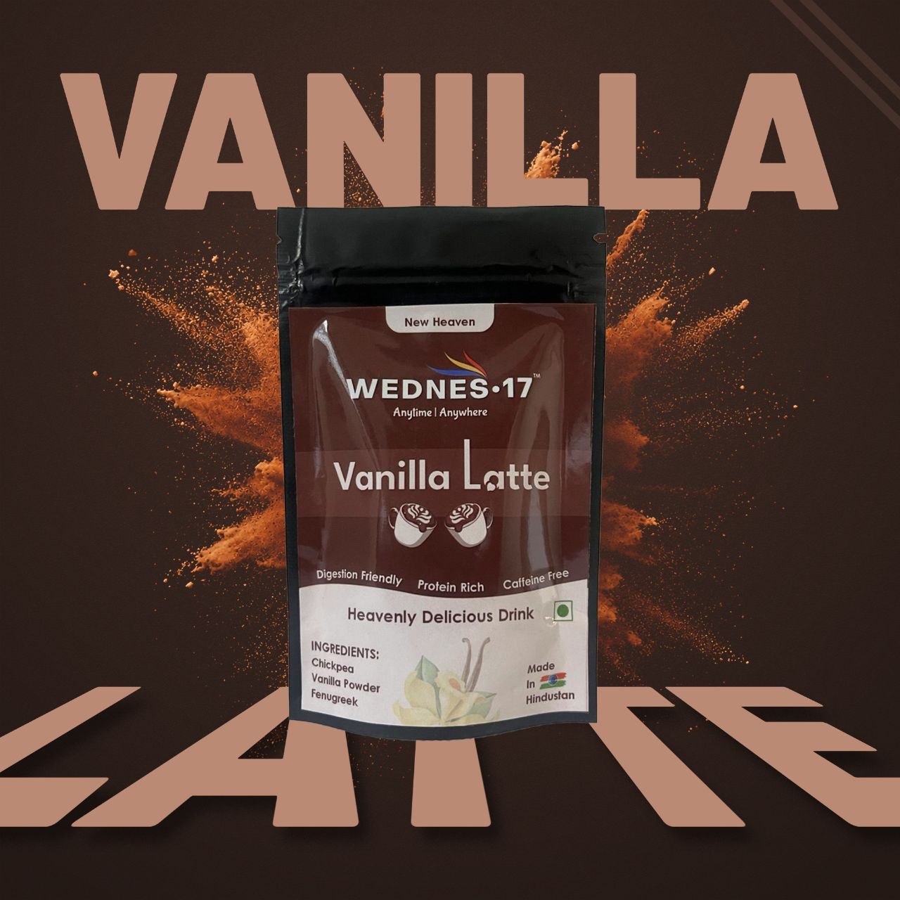 WEDNES.17 Vanilla Latte — India's First Beanless Vanilla Coffee